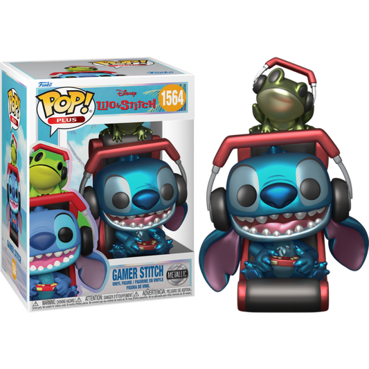Lilo & Stitch - Gamer Stitch Metallic Pop! Vinyl Figure