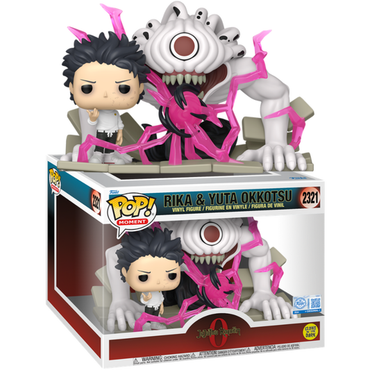 Jujutsu Kaisen 0 - Rika & Yuta Okkotsu Glow-in-the-Dark Pop! Moment Vinyl Figure (pre-order)