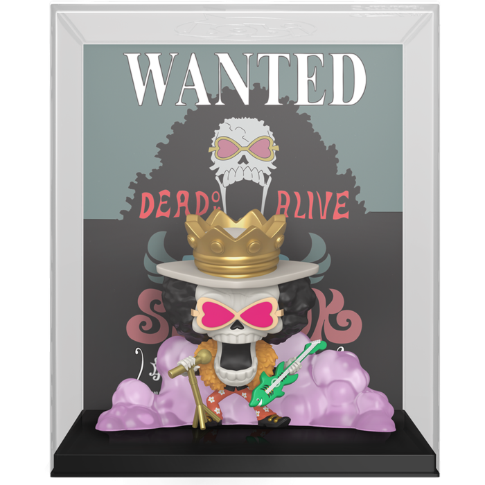 One Piece - Brook Wanted Poster Pop! Cover Vinyl Figure