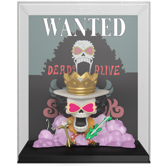 One Piece - Brook Wanted Poster Pop! Cover Vinyl Figure