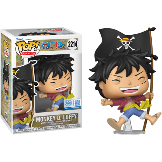 One Piece - Monkey D. Luffy with Flag Pop! Vinyl Figure (pre-order)