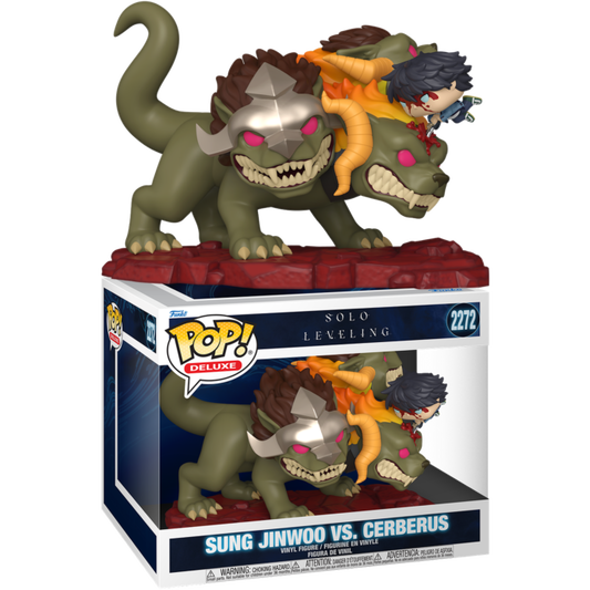 Solo Leveling - Sung Jinwoo vs Cerberus Deluxe Pop! Vinyl Figure (pre-order)
