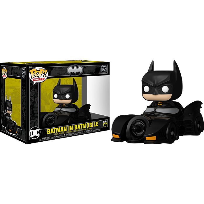Batman - Batman in Batmobile (1989) 85th Anniversary Pop! Ride Vinyl Figure (pre-order)