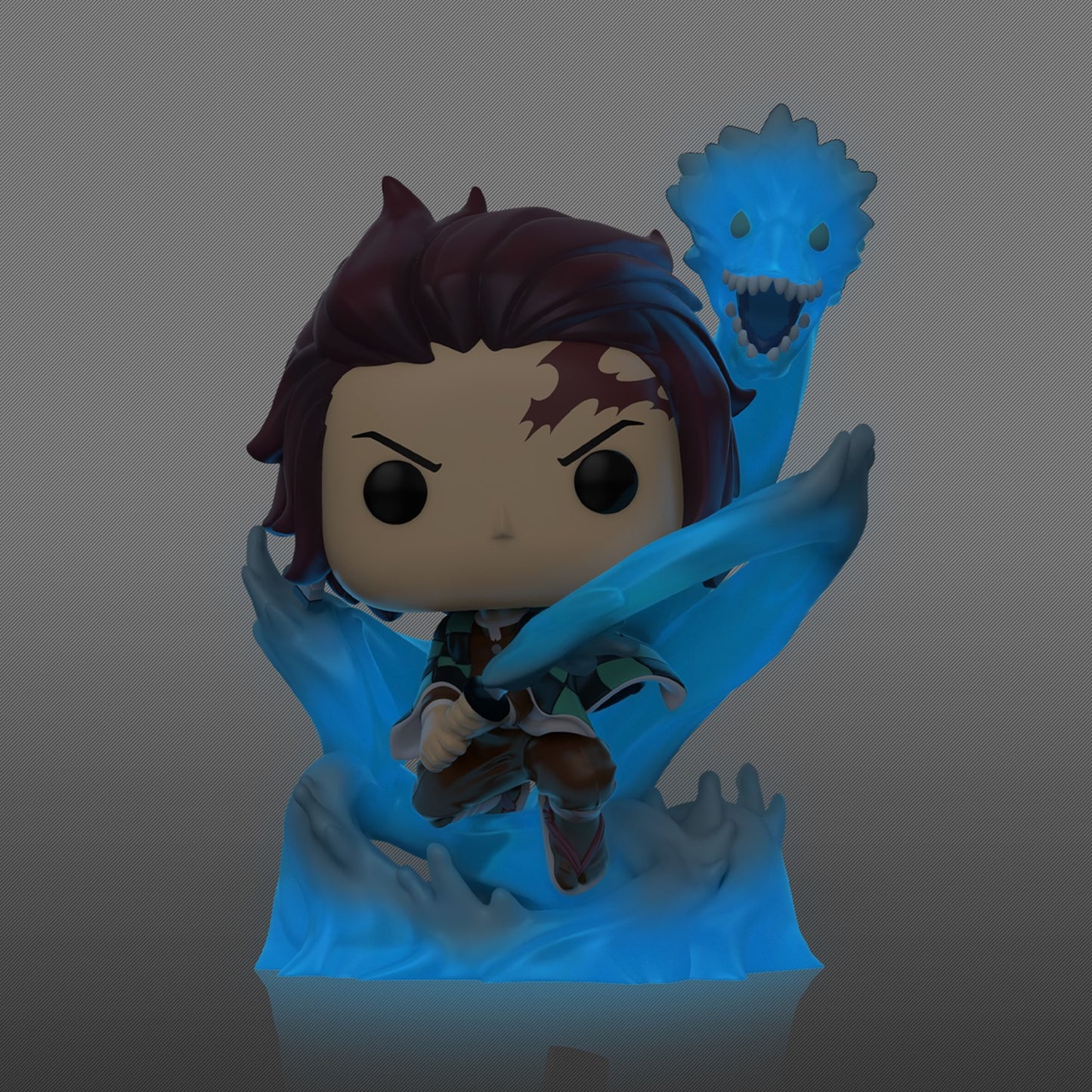 Demon Slayer - Tanjiro with Dragon Translucent Glow in the Dark Pop! Vinyl Figure