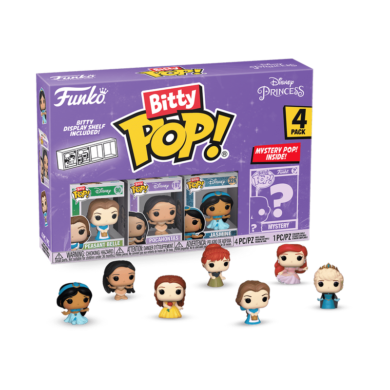 Bitty Pop! Disney: Disney Princesses - Belle 4pk (Pre-Order)