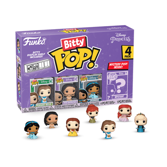 Bitty Pop! Disney: Disney Princesses - Belle 4pk (Pre-Order)