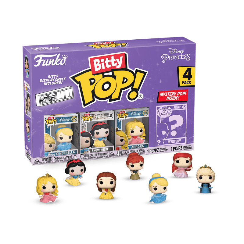 Bitty Pop! Disney: Disney Princesses - Cinderella 4pk (Pre-Order)