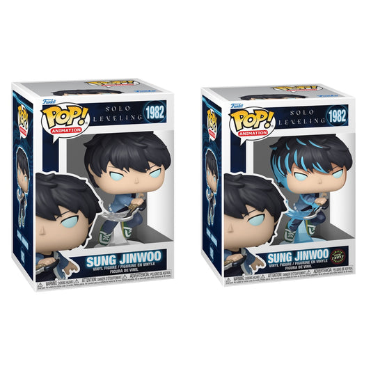 Solo Leveling Sung Jinwoo Chase Bundle Funko Pop! Vinyl Figure #1982