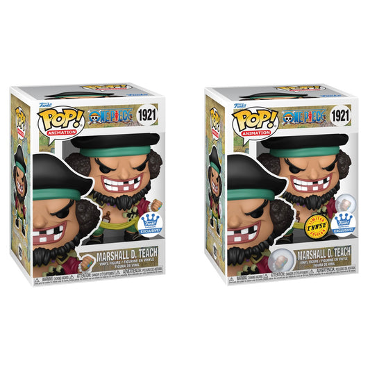 POP! MARSHALL D. TEACH CHASE BUNDLE WITH POP HARD PROTECTORS