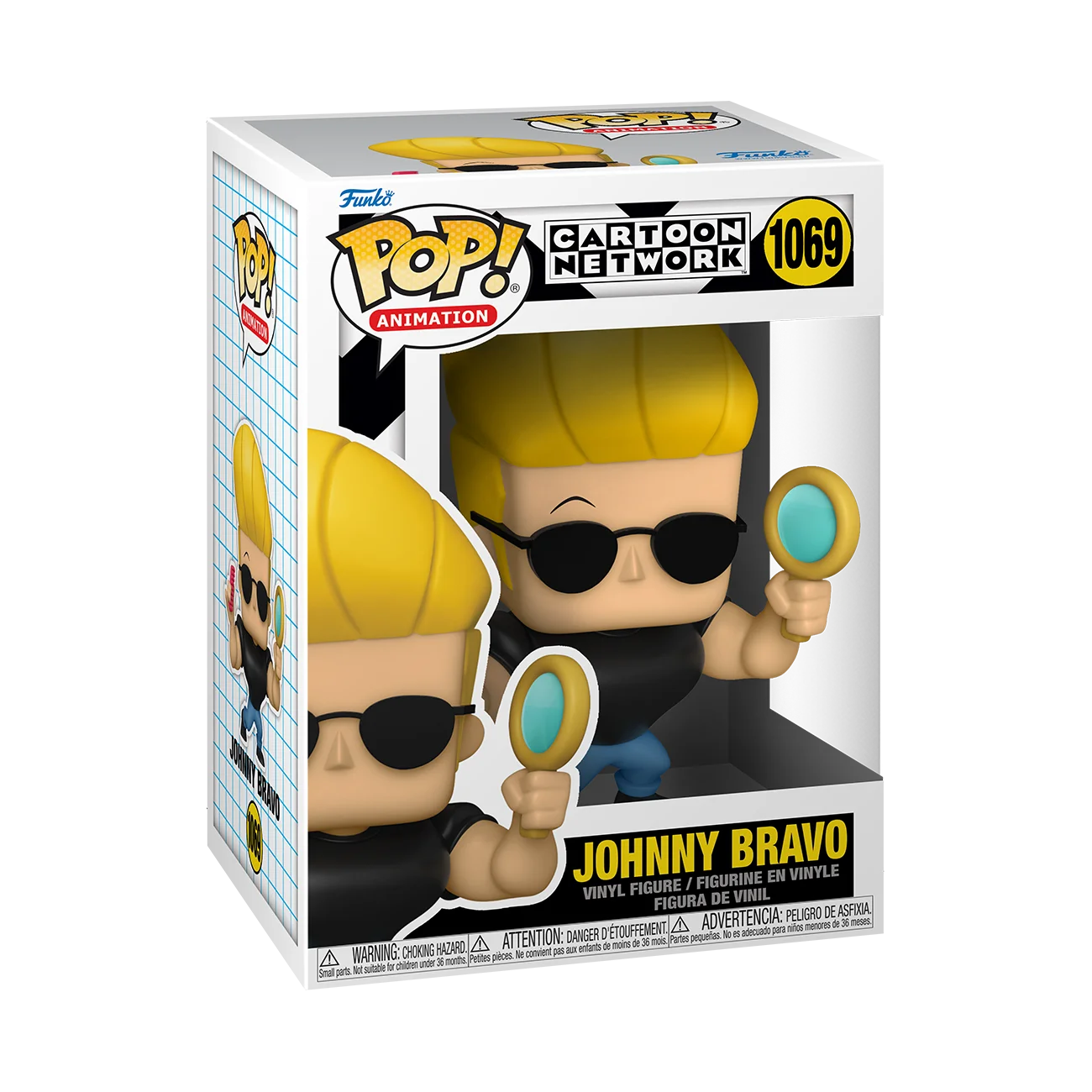 Pop! Animation: Johnny Bravo - Johnny w/Mirror & Com (pre-order)