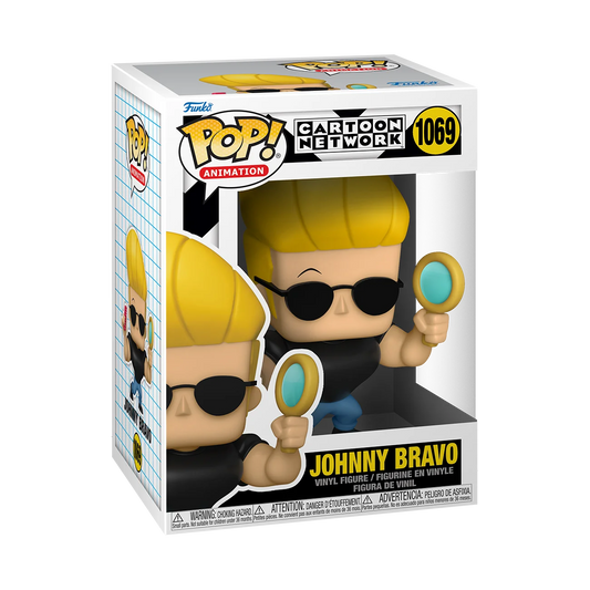 Pop! Animation: Johnny Bravo - Johnny w/Mirror & Com (pre-order)