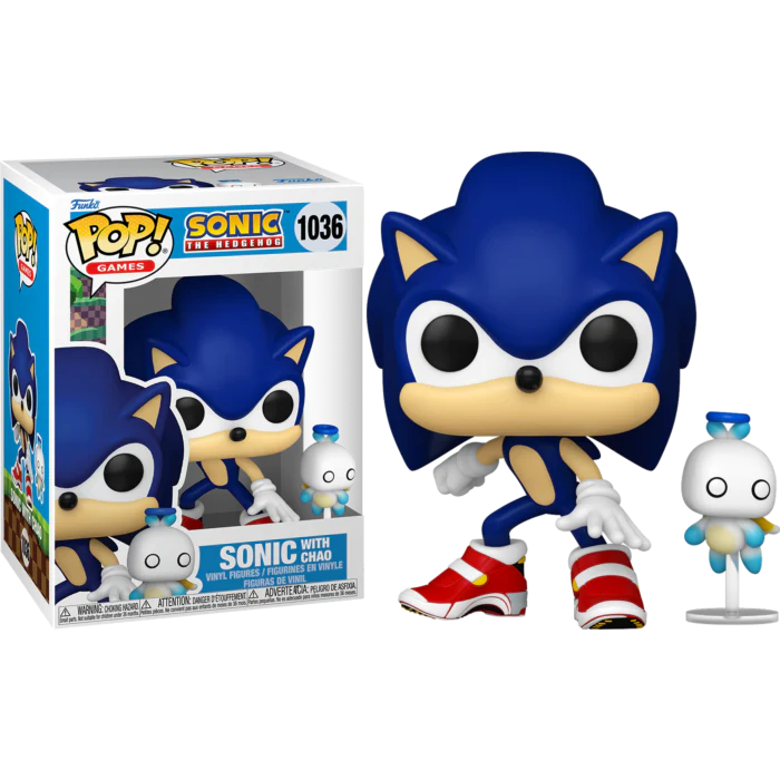 Pop & Buddy! Games: Sonic - Sonic w/Hchaos (pre-order)