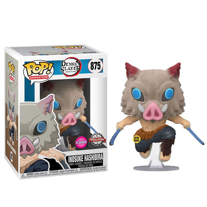 Demon Slayer - Inosuke Hashibira Flocked Pop! Vinyl Figure