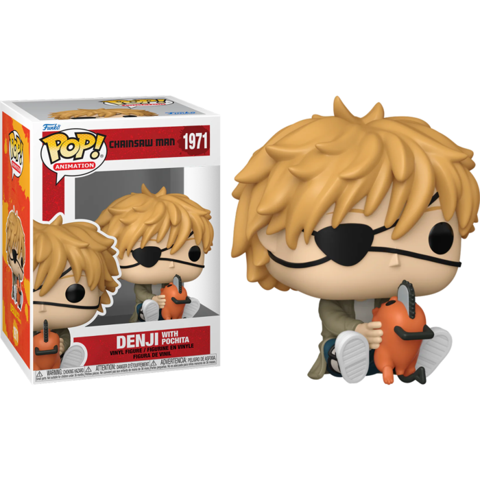 Chainsaw Man - Denji with Pochita Pop! Vinyl Figure