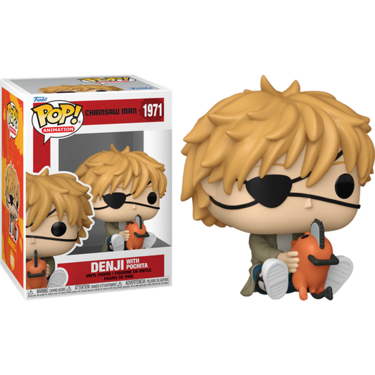Chainsaw Man - Denji with Pochita Pop! Vinyl Figure