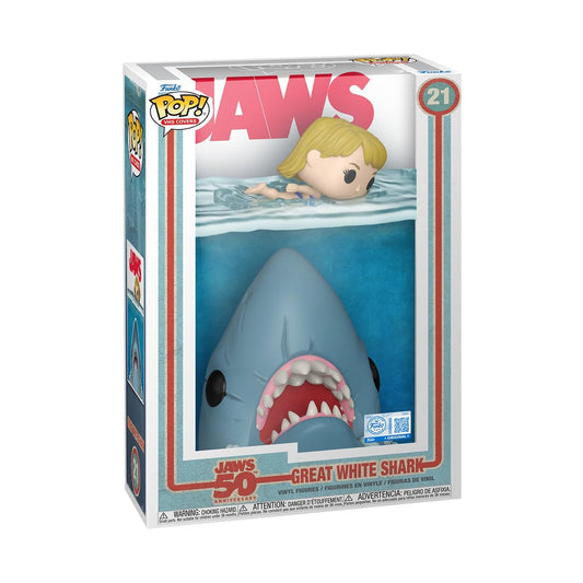 Pop Comic Cover! Movies: Jaws - Shark