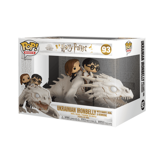 Pop Rides! Tv: Harry Potter - Dragon w/ Harry, Ron, & Hermione