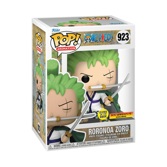One Piece - Pop! Roronoa Zoro (Three Sword Style) (Glow)