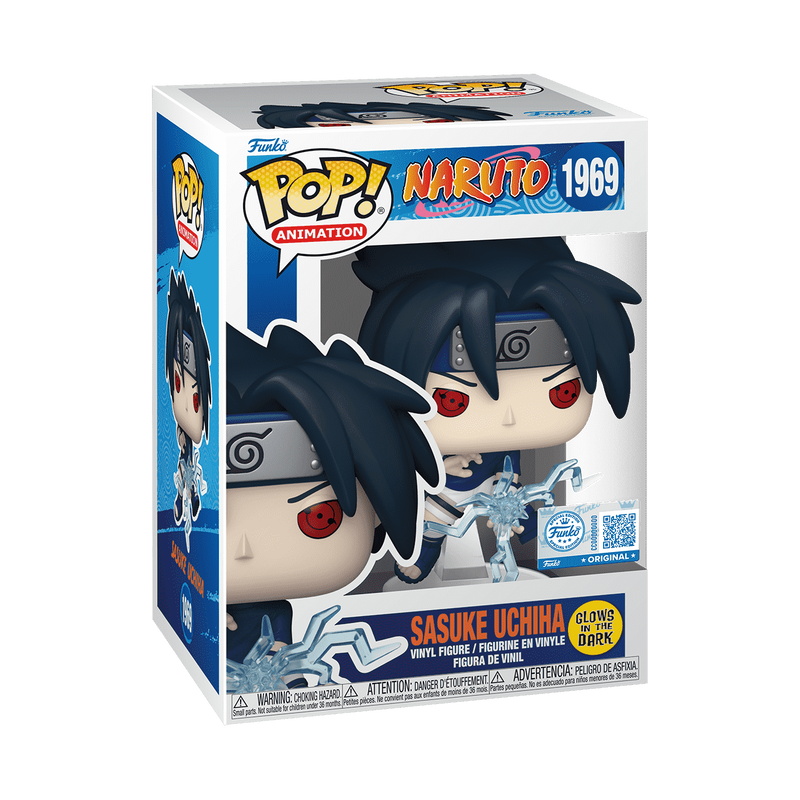 Naruto - Sasuke Uchiha Glow-in-the-Dark Pop! Vinyl Figure