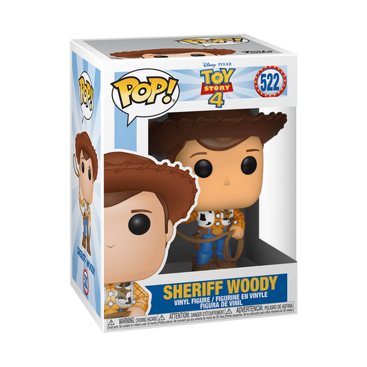 Toy Story 4 - Sheriff Woody Pop! Vinyl Figure