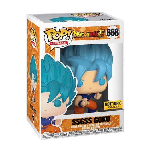 Dragon Ball Z POP! Animation SSGSS Goku Exclusive Vinyl Figure #668
