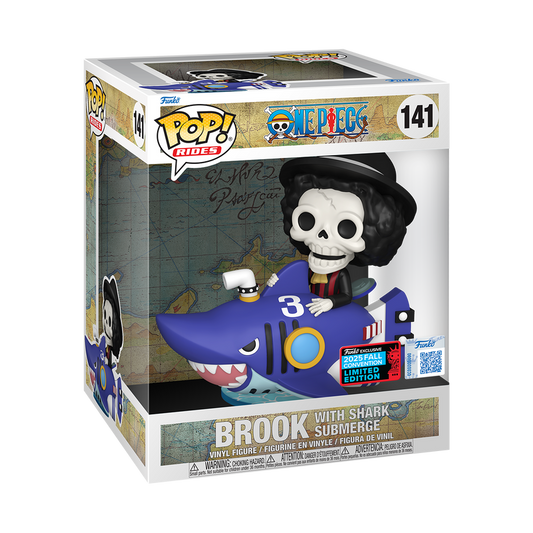 One piece  - Pop! Rides Deluxe Brook with Shark Submerge (pre-order)