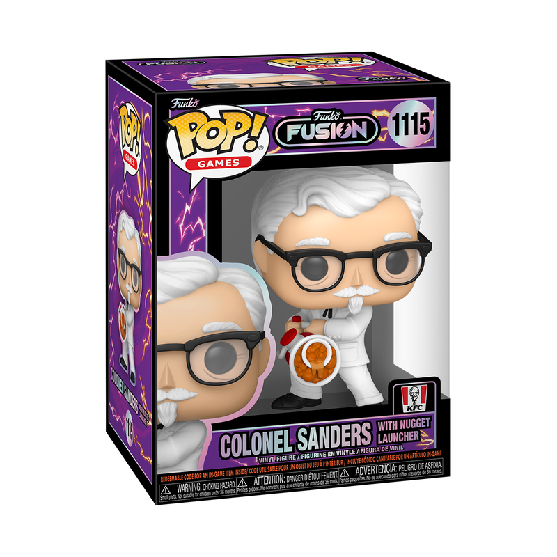 Pop! Colonel Sanders with Nugget Launcher (Funko Fusion)