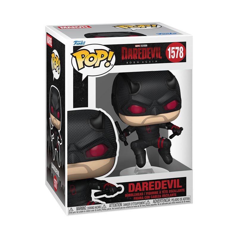 Pop! Daredevil (Black Suit) (Born Again)