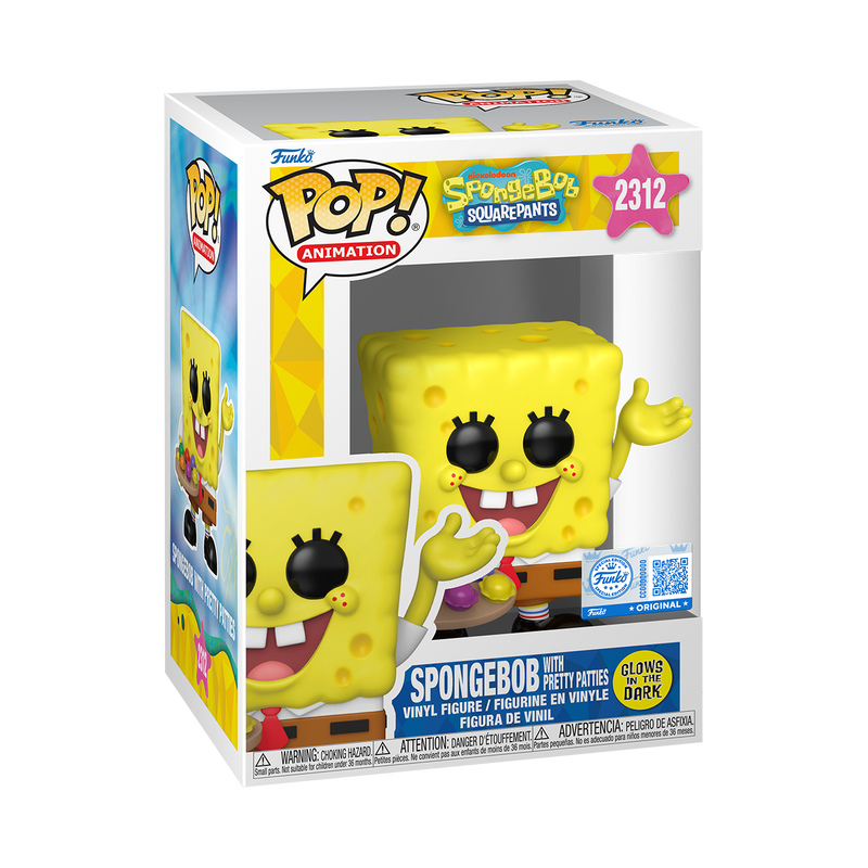 Pop! SpongeBob with Pretty Patties (Glow)