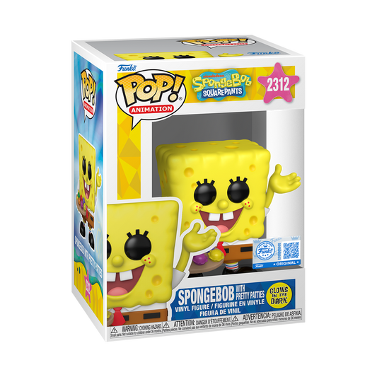 Pop! SpongeBob with Pretty Patties (Glow)