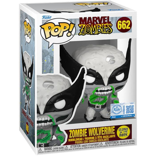 Pop! Marvel: Zombies - Wolverine (B&W) (Gw) (Exc)