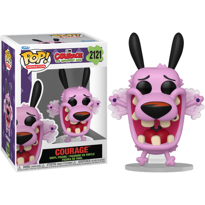 Courage the Cowardly Dog - Courage Pop! Vinyl Figure (PRE-ORDER)