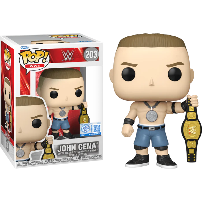 Pop! WWE: WWE S29 - John Cena w/Spinner Belt (Exc) (PRE-ORDER)