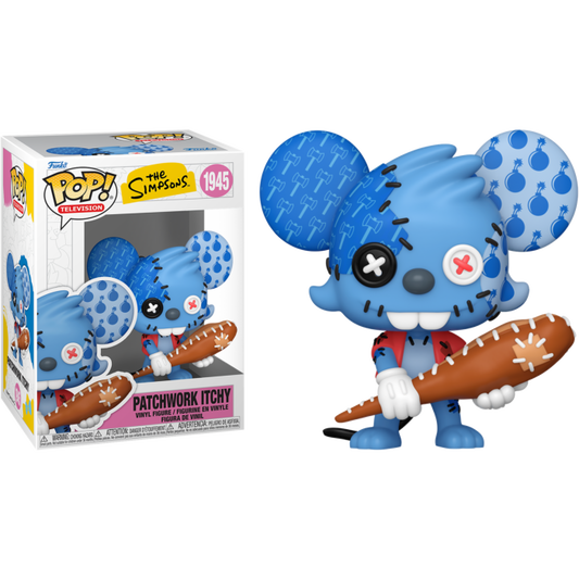 The Simpsons - Patchwork Itchy Pop! Vinyl Figure (PRE-ORDER)