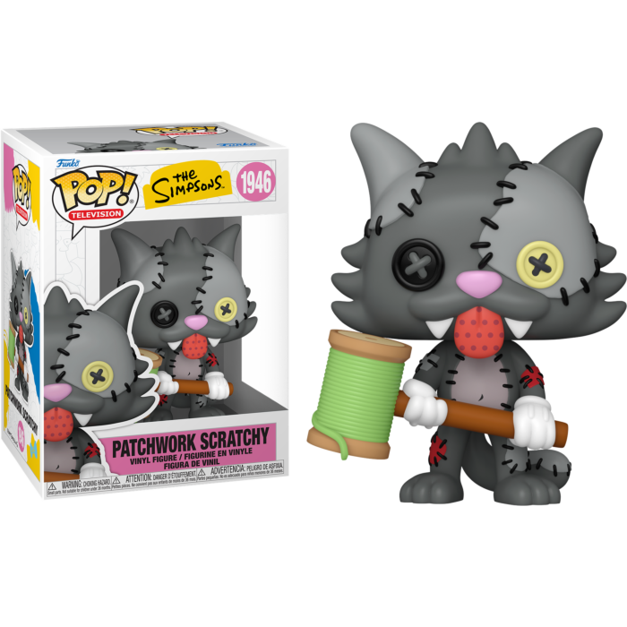 The Simpsons - Patchwork Scratchy Pop! Vinyl Figure (PRE-ORDER)