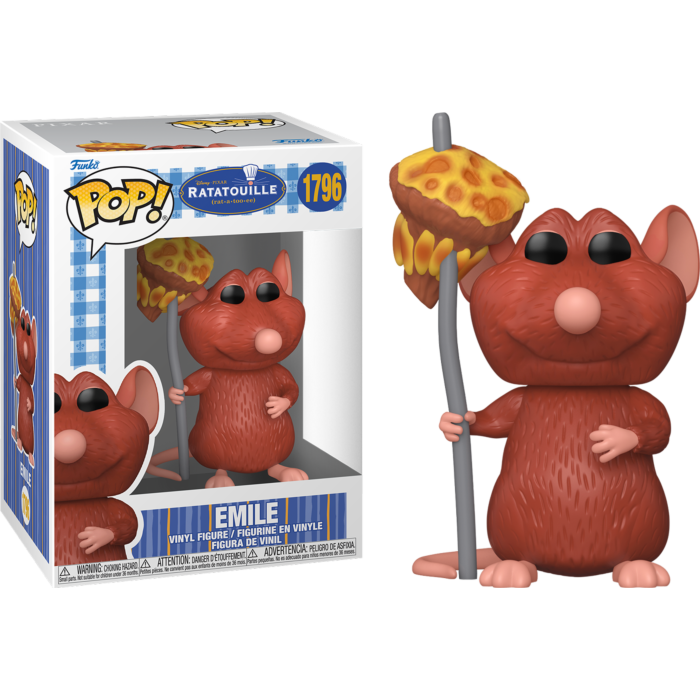 Ratatouille - Emile with Mushroom Pop! Vinyl Figure (PRE-ORDER)