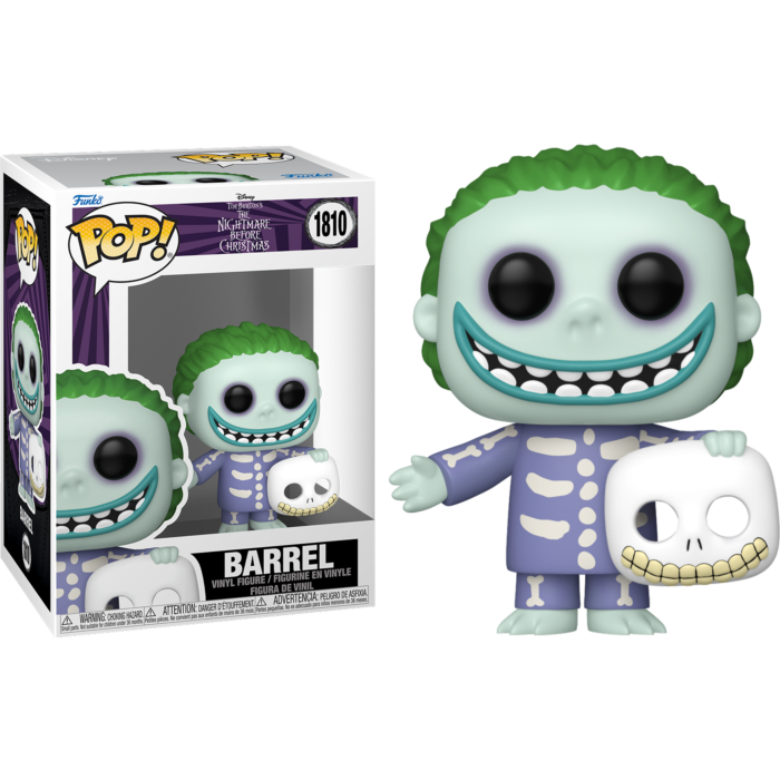 The Nightmare Before Christmas - Barrel with Mask Pop! Vinyl Figure (PRE-ORDER)