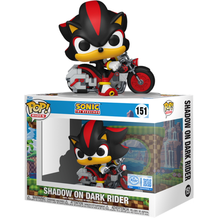 Sonic the Hedgehog - Shadow on Dark Rider Pop! Rides Vinyl Figure (PRE-ORDER)