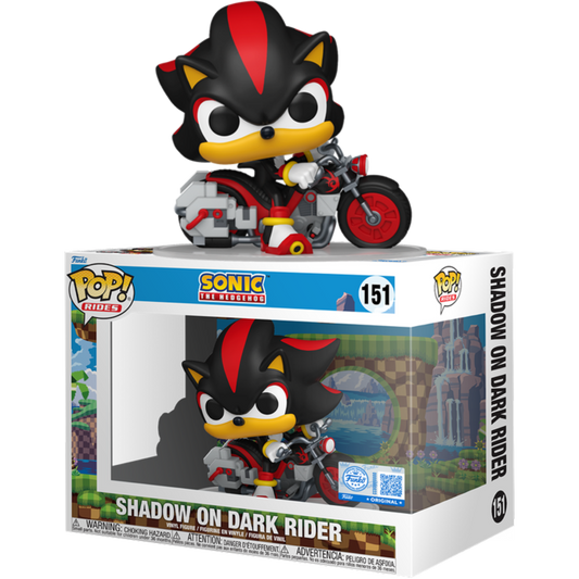 Sonic the Hedgehog - Shadow on Dark Rider Pop! Rides Vinyl Figure (PRE-ORDER)
