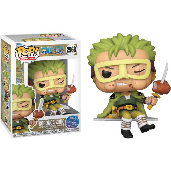 One Piece - Roronoa Zoro Pop! Shelf Sitter Vinyl Figure (PRE-ORDER)