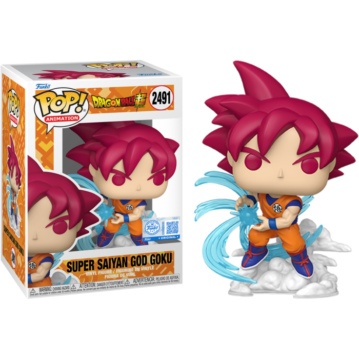 Dragon Ball: Super - Super Saiyan God Goku (Kamehameha) Pop! Vinyl Figure (PRE-ORDER)