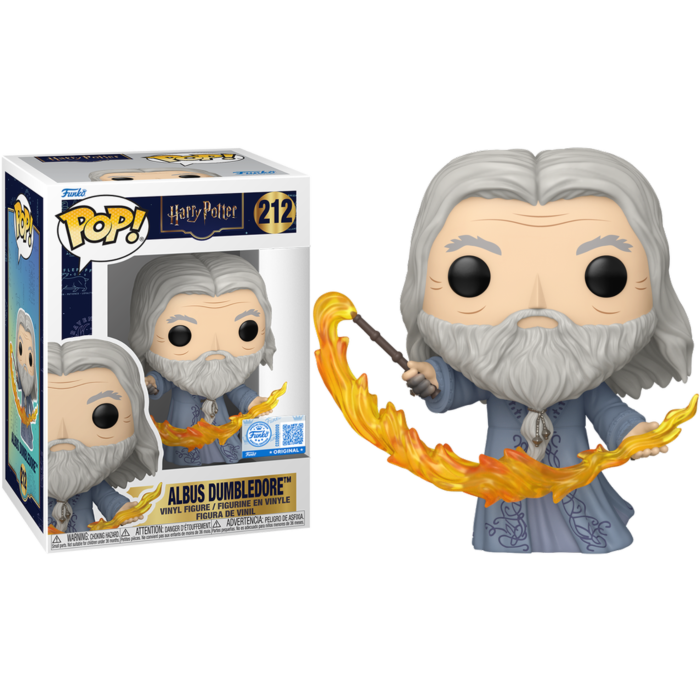 Harry Potter - Albus Dumbledore (Flames) Pop! Vinyl Figure (PRE-ORDER)