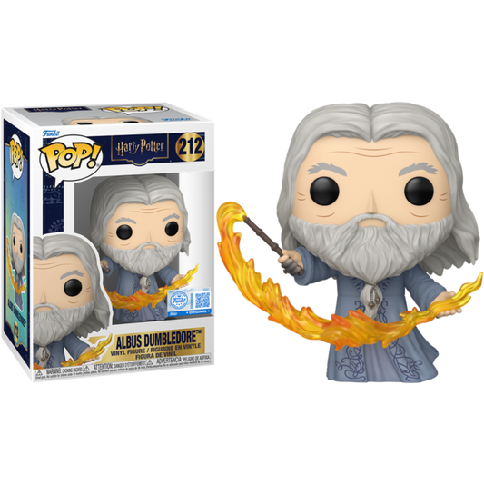 Harry Potter - Albus Dumbledore (Flames) Pop! Vinyl Figure (PRE-ORDER)