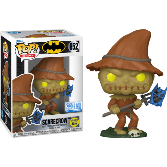 Batman: The Animated Series - Scarecrow with Pitchfork Glow-in-the-Dark Pop! Vinyl Figure (PRE-ORDER)