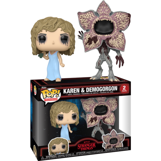 Stranger Things - Karen & Demogorgon Pop! Vinyl Figure 2-Pack (PRE-ORDER)