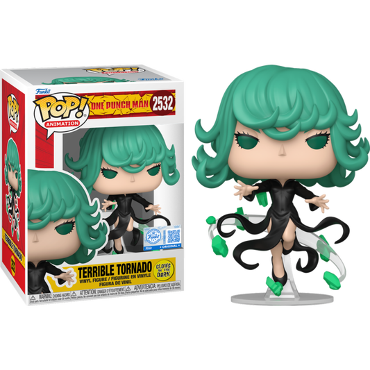 One-Punch Man - Terrible Tornado Glow-in-the-Dark Pop! Vinyl Figure (PRE-ORDER)