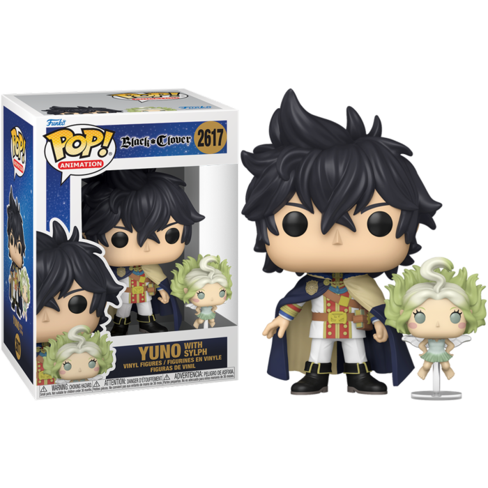 Black Clover - Yuno with Sylph Pop! Vinyl Figure (PRE-ORDER)