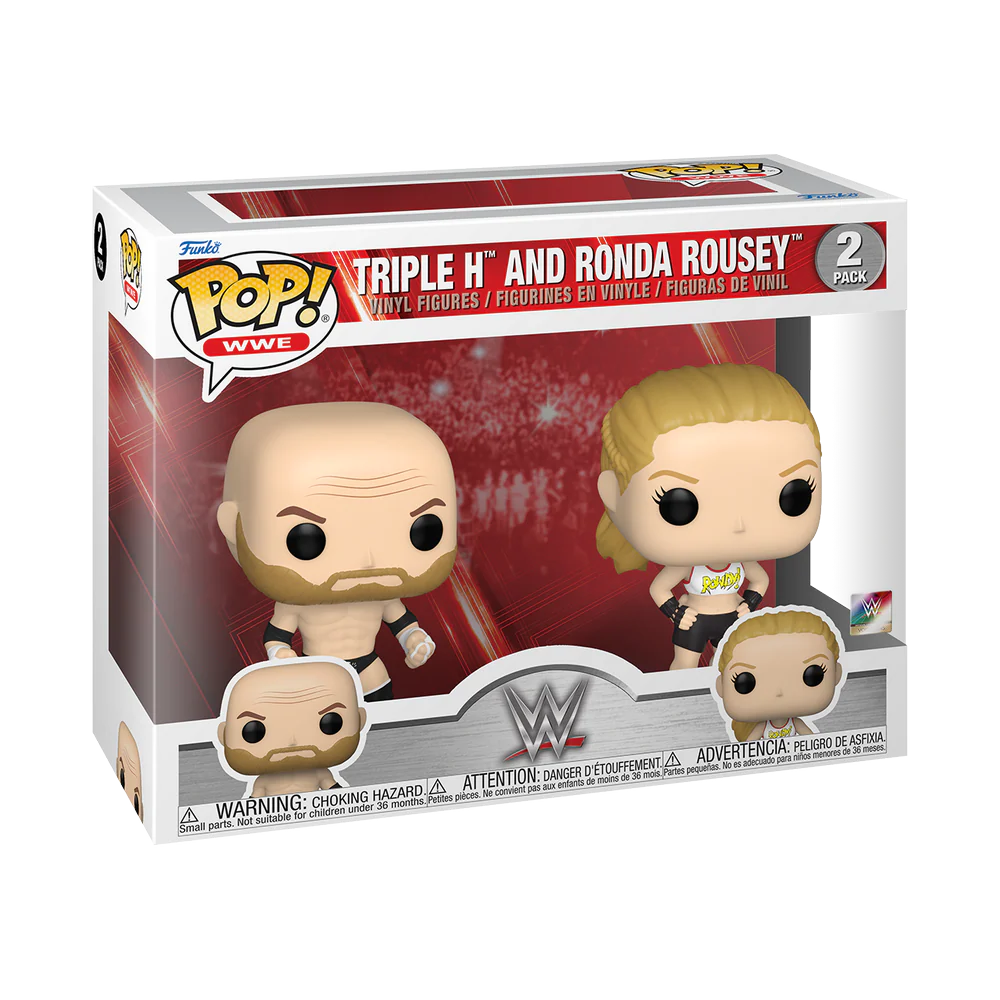 Pop! Wwe: Rousey And Triple H 2Pk