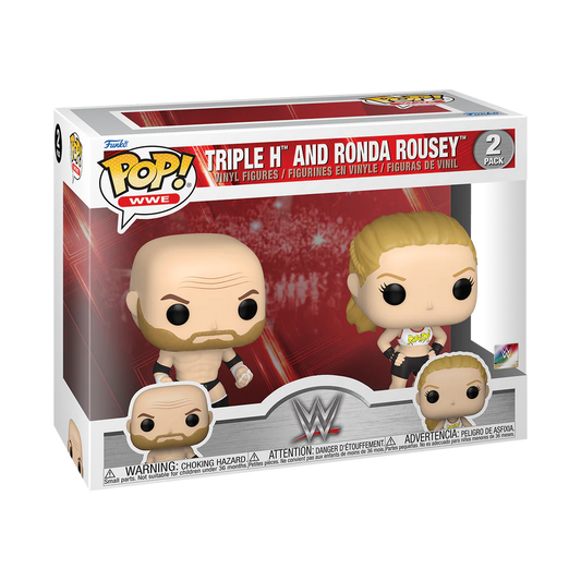 Pop! Wwe: Rousey And Triple H 2Pk